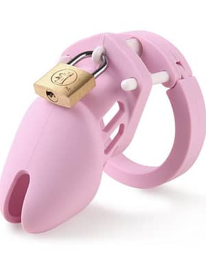 pink-silicone-chastity-device